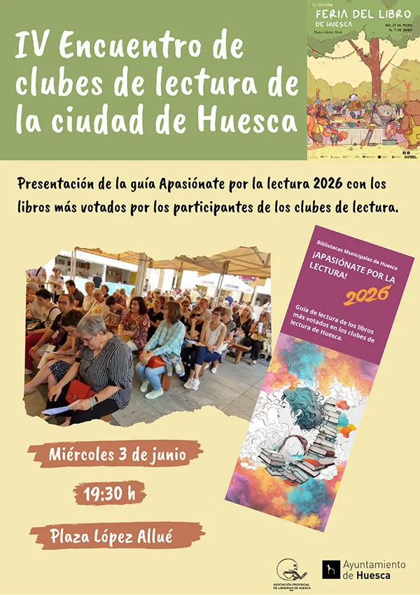 Huesca celebra el IV Encuentro de Clubes de Lectura en la Feria del Libro