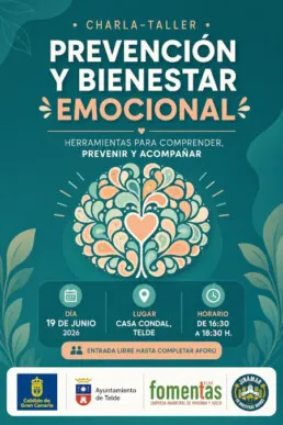 Telde fomenta el bienestar emocional con una charla preventiva en salud mental