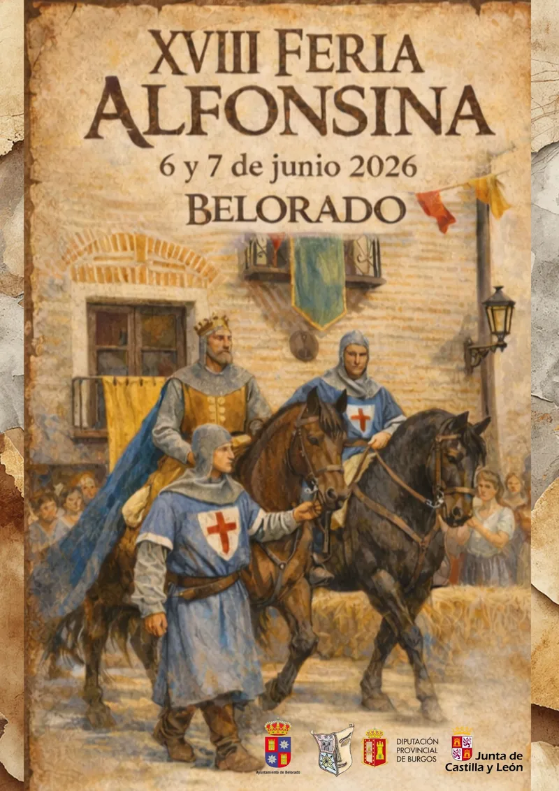 Belorado celebra la XVIII edición de la Feria Alfonsina los días 6 y 7 de junio