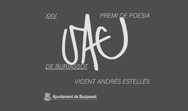 Burjassot abre el plazo para el XXV Premio de Poesía Vicent Andrés Estellés