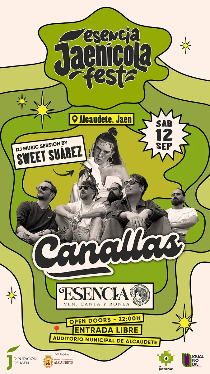 Alcaudete se prepara para el Festival Jaenícolas con Esencia, Canallas Band y DJ Sweet Suárez