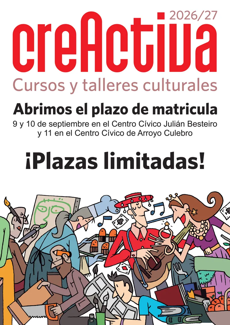 Leganés abre el plazo de matrícula para sus cursos y talleres culturales de otoño