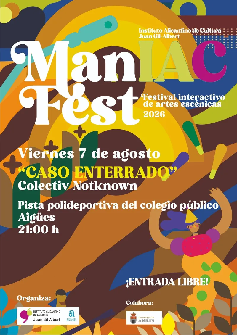 Aigües celebra el MANIAC FEST, un festival interactivo de artes escénicas