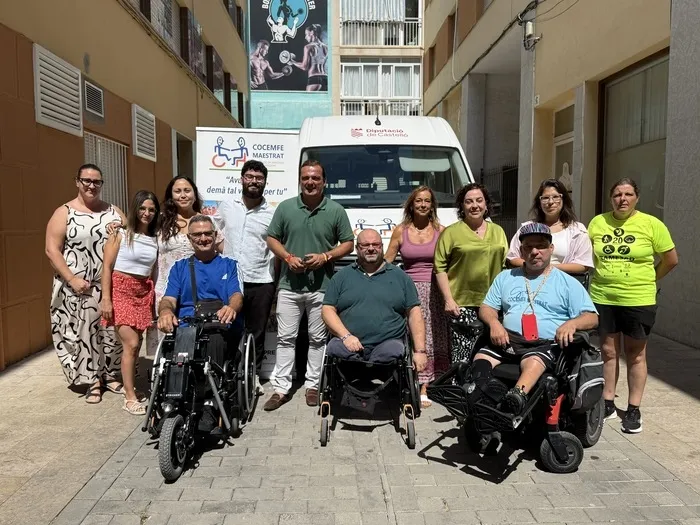 Diputación de Castellón y Cocemfe Maestrat unen fuerzas con un nuevo vehículo adaptado