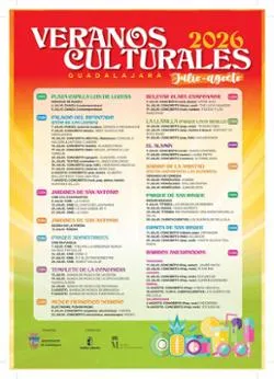 Guadalajara anuncia su programación de Veranos Culturales para 2026