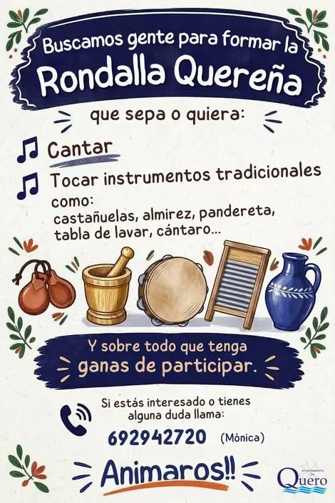 La Rondalla Quereña de Quero busca nuevos integrantes para mantener viva la tradición musical