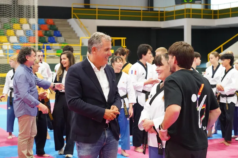 Deportistas internacionales preparan el Mundial de Poomsae en Pontevedra