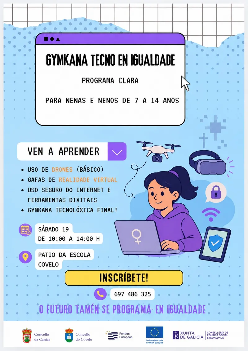 Covelo organiza una gymkana tecnológica para fomentar la igualdad en las vocaciones STEM
