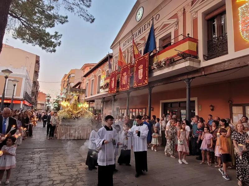 Daimiel celebra a su Patrona con una multitudinaria procesión y actos religiosos