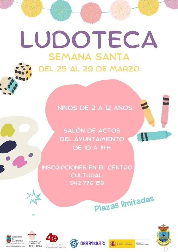 Valderredible organiza ludoteca para Semana Santa