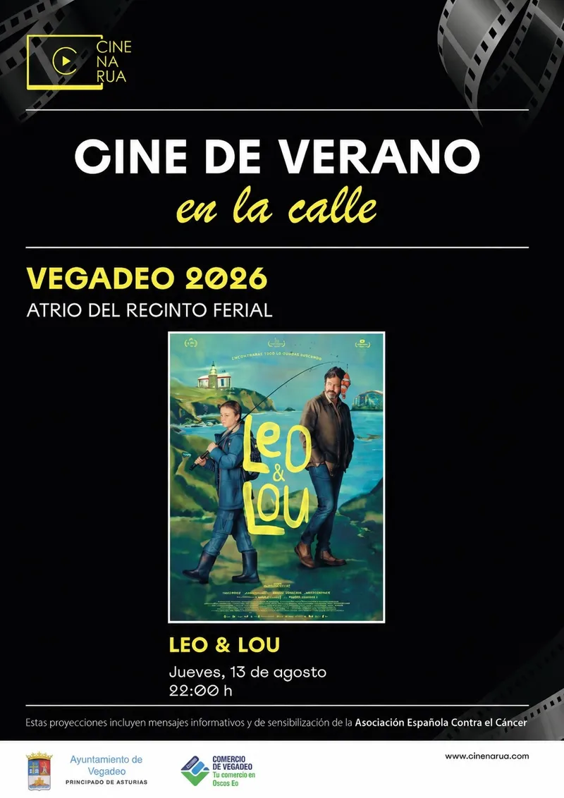 Vegadeo traslada el cine de verano al atrio del Recinto Ferial por mal tiempo