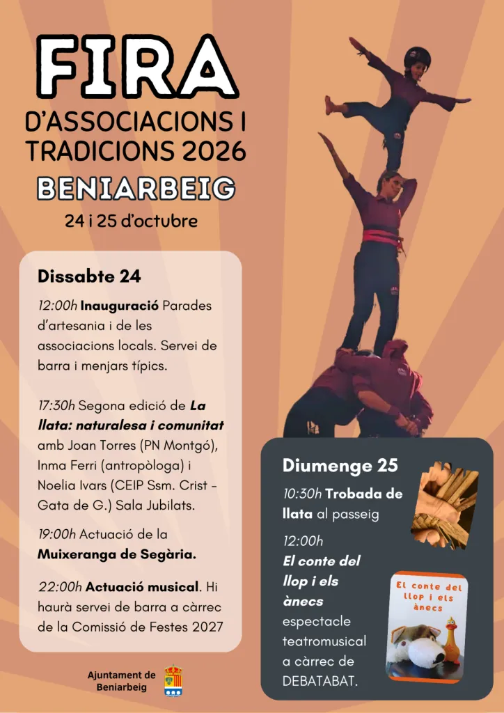 Beniarbeig celebra su feria anual con un enfoque en las tradiciones y el asociacionismo