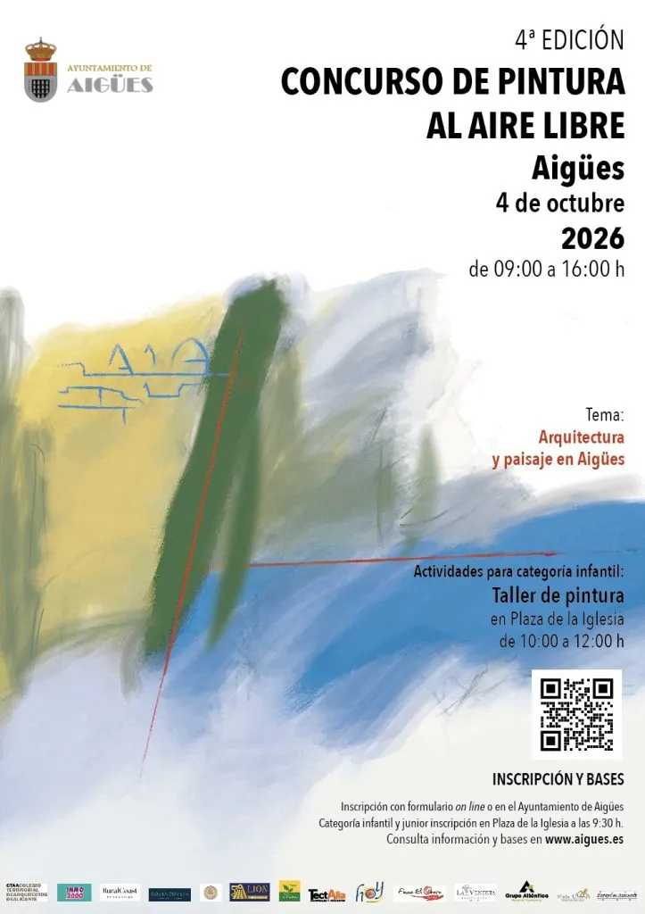 Aigües celebra su IV Concurso de Pintura al Aire Libre el 4 de octubre