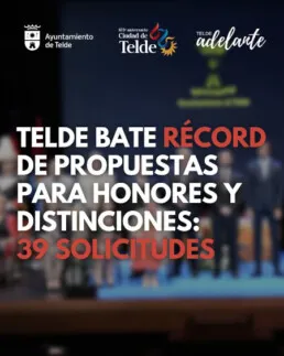 Telde bate récord con 39 candidaturas para sus Honores y Distinciones 2026