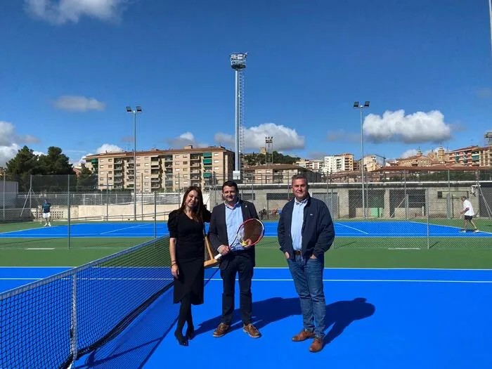 Alcañiz renueva sus pistas de tenis con una inversión de 204.000 euros