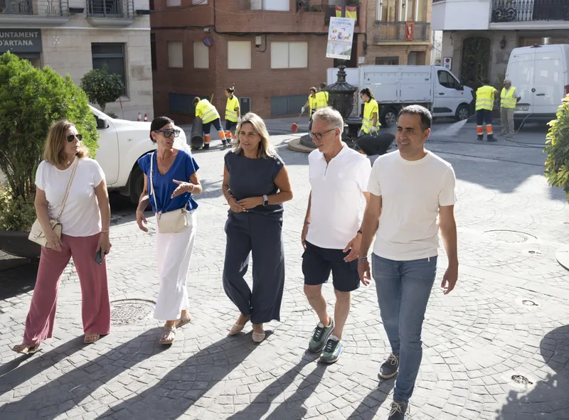 Diputación de Castellón limpia 17 municipios tras el incendio para normalizar la vida vecinal