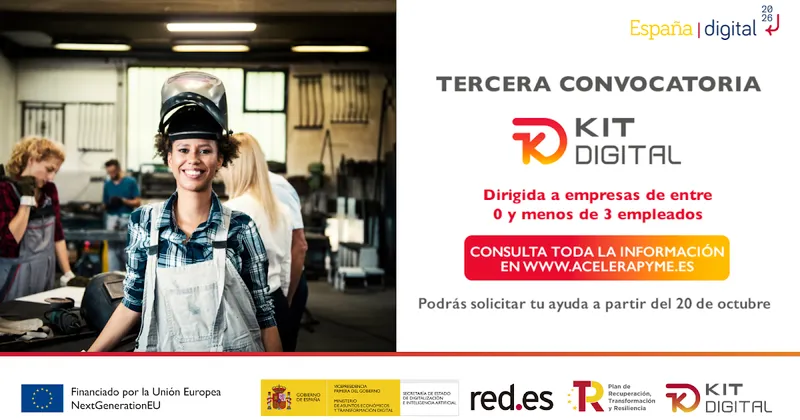 Abierta la tercera convocatoria del Kit Digital para autónomos y microempresas