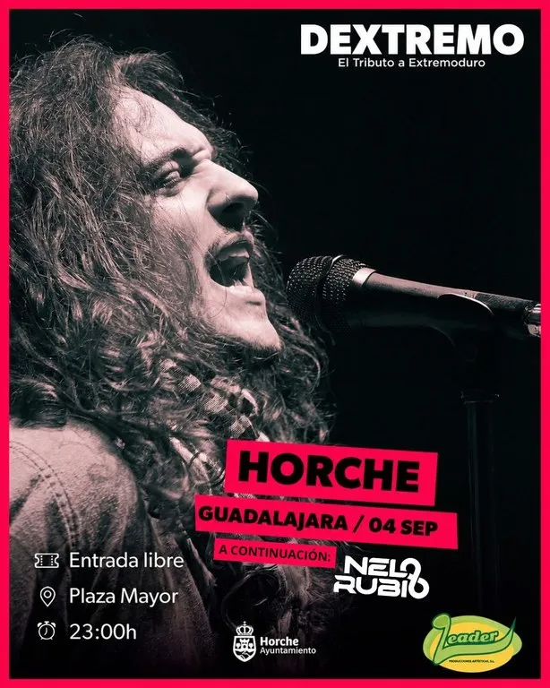 Horche celebra un concierto tributo a Extremoduro en la Plaza Mayor
