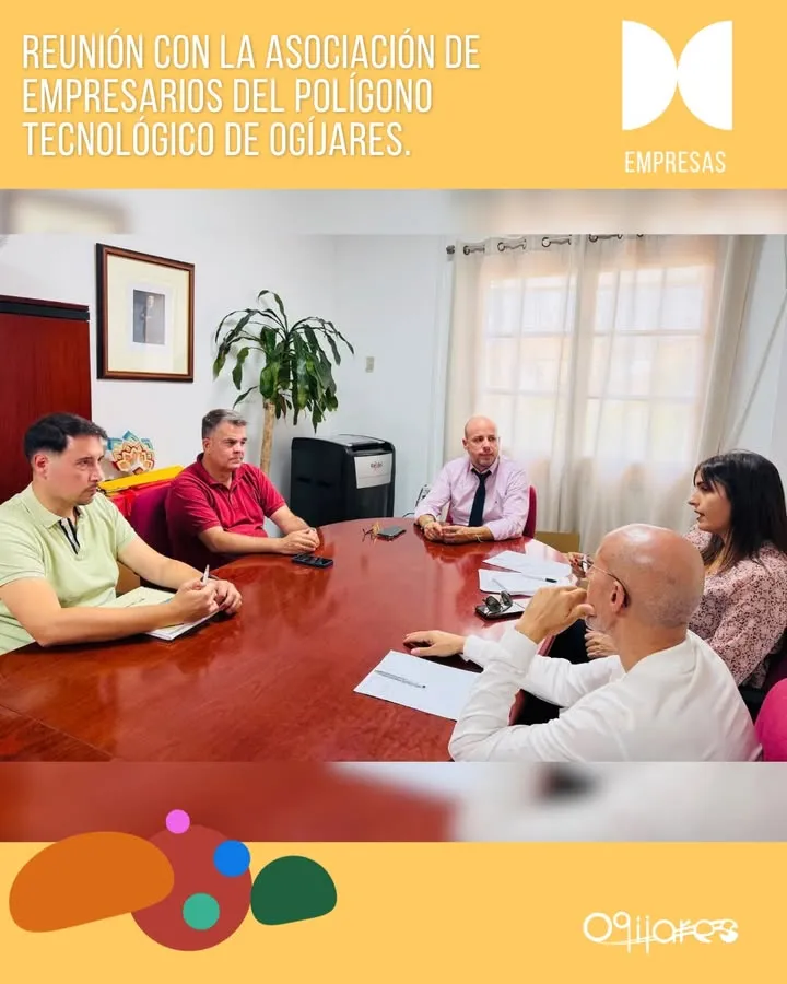 Ayuntamiento de Ogíjares y empresarios del polígono tecnológico impulsan el desarrollo económico local