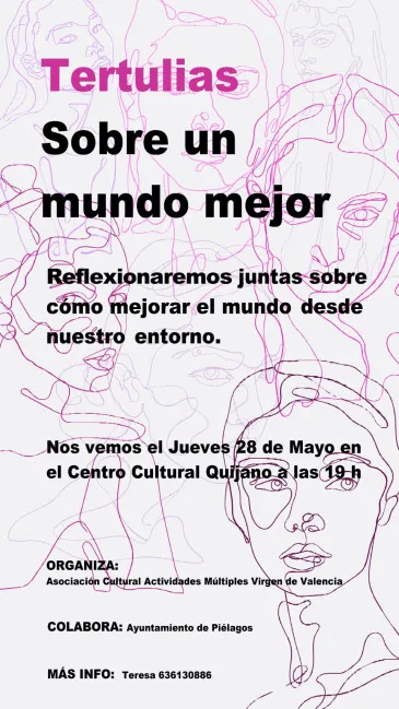Tertulia en Piélagos para reflexionar sobre cómo construir un mundo mejor