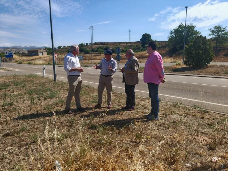 Gobierno de Aragón estudiará la mejora de seguridad en la intersección de Valdeherrera en Calatayud