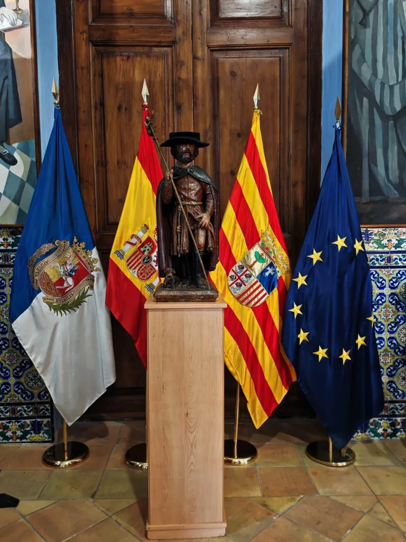 Calatayud ultima los preparativos para el chupinazo de San Roque con la llegada de la imagen del santo