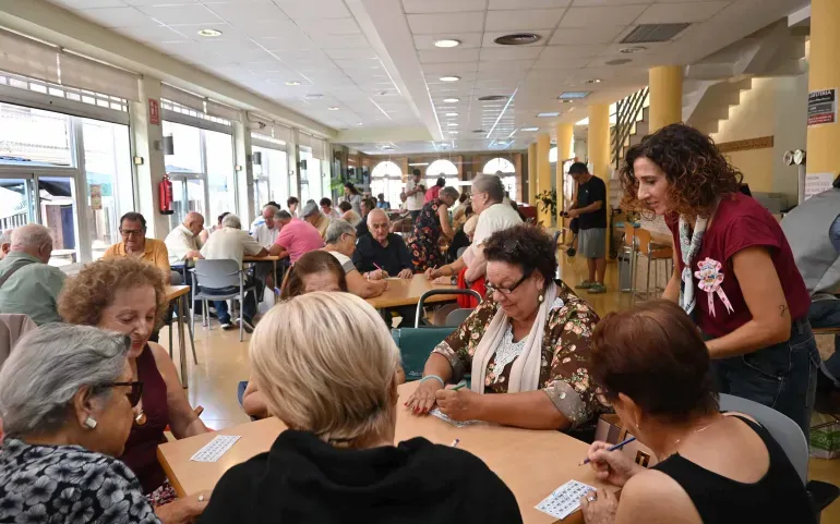 Miguelturra celebra el Día de los Mayores con convivencia y bingo en el Centro de Día