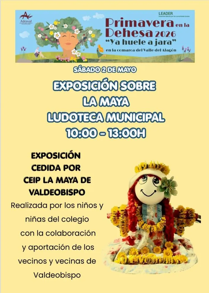 Valdeobispo exhibe "La Maya" y abre al público sus iglesias y capillas