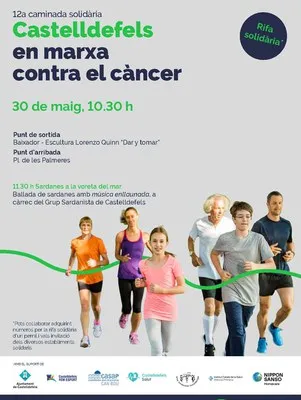 Castelldefels celebra la 12ª Caminada contra el Càncer en la Setmana Sense Fum