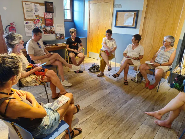El club de lectura de Zaldibia clausura su ciclo de primavera con un debate sobre "Esker onak"