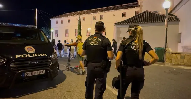 La Policía Local de Lorca detiene a seis personas en una semana por robos, violencia de género y alcoholemia