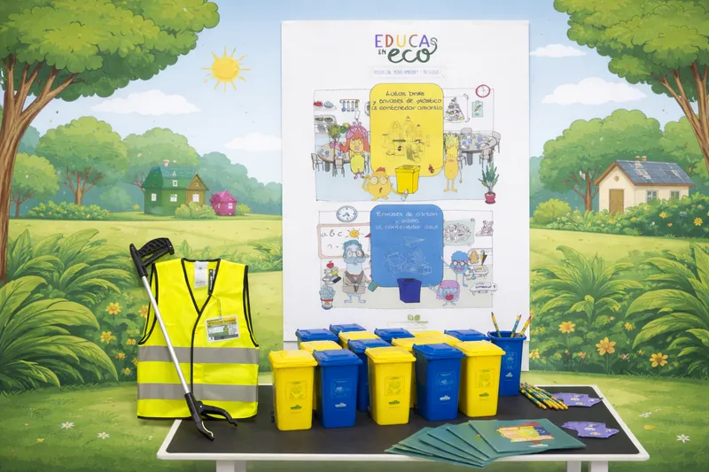 Batres enseña a reciclar a los más pequeños con juegos didácticos