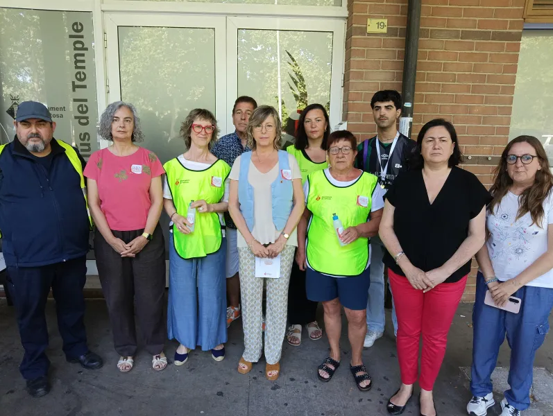 Tortosa lanza el proyecto 'Cuidem Temple' con voluntarias cívicas para mejorar la convivencia