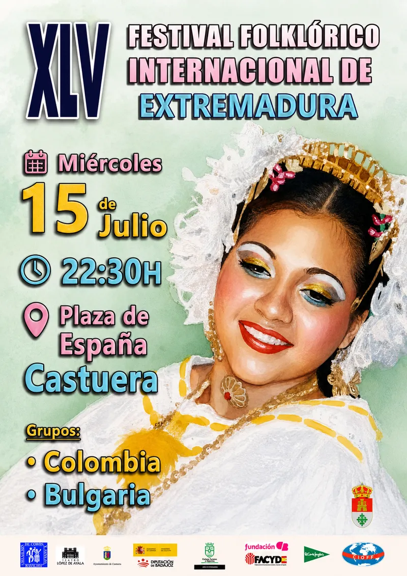 Castuera celebra el XLV Festival Folklórico Internacional de Extremadura