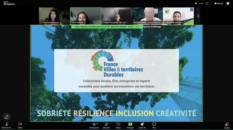 Webinar sobre resiliencia territorial y sostenibilidad aborda la crisis climática