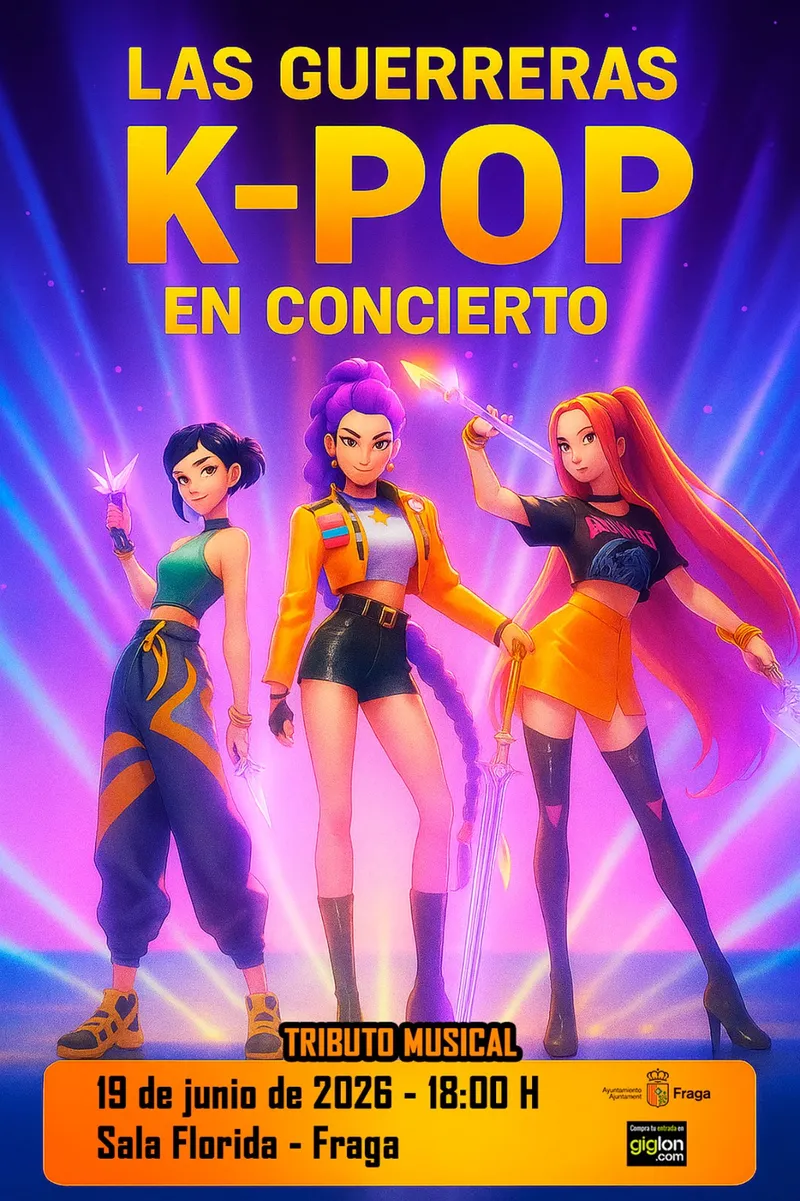Las Guerreras del K-POP llegan a Fraga con un espectáculo que fusiona música y fantasía