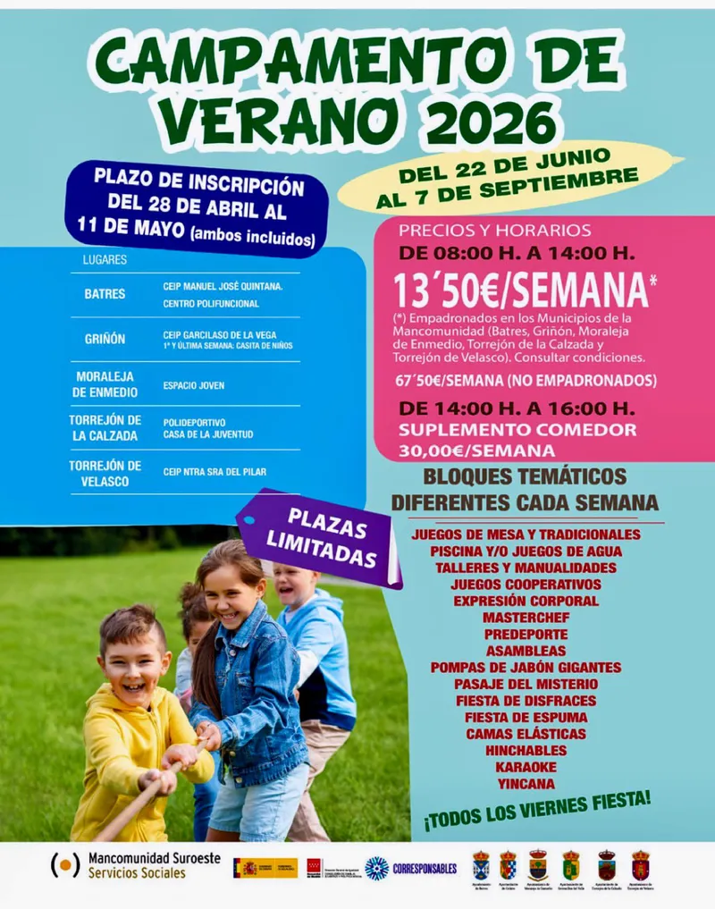 Batres abre inscripciones para su campamento de verano 2026