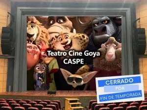 El Teatro Goya de Caspe cierra temporalmente su programación cinematográfica de verano