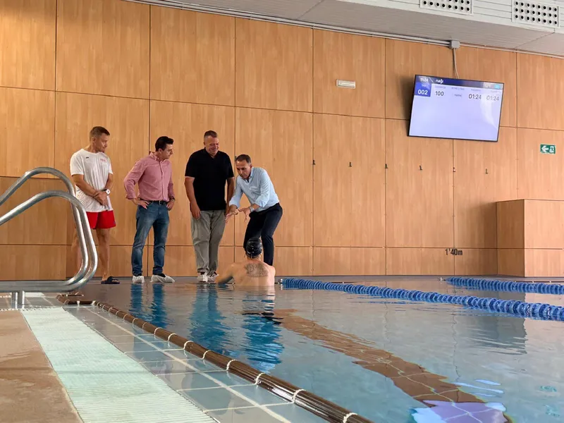 La piscina del CD Felipe VI de Lorca estrena tecnología para mejorar seguridad y rendimiento