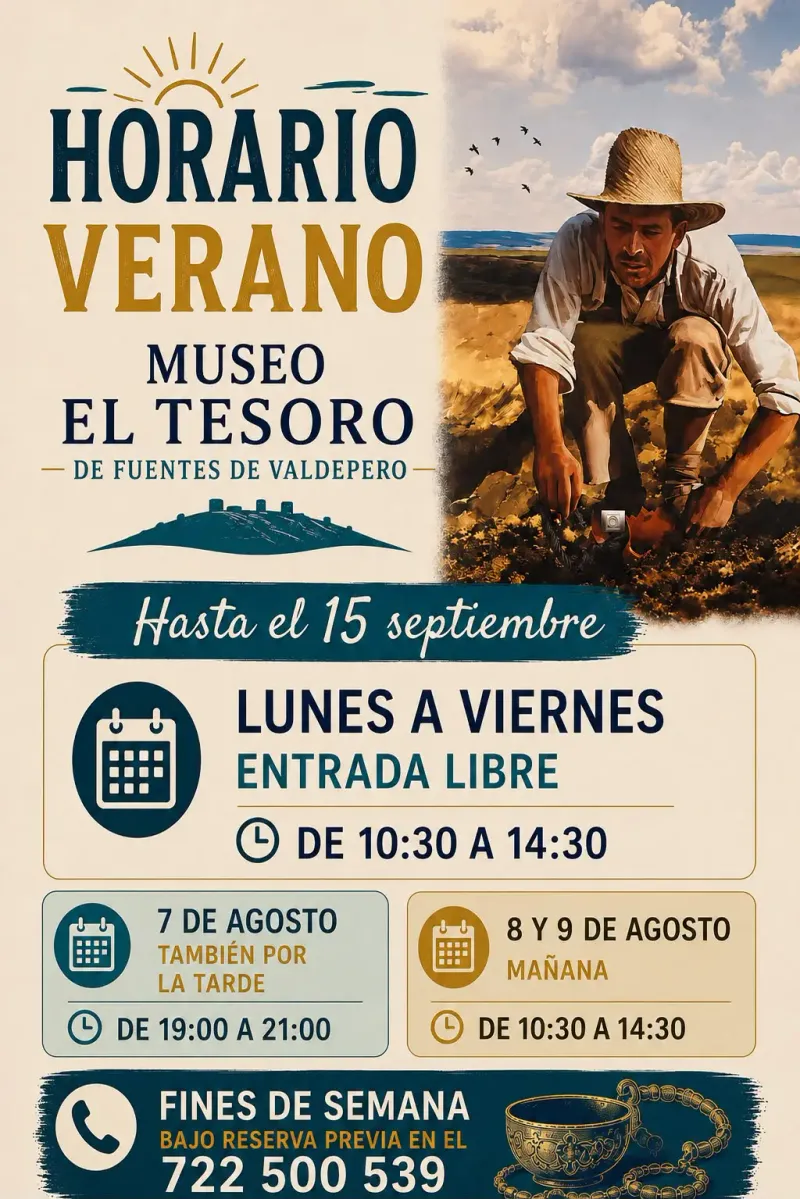 El Museo El Tesoro de Fuentes de Valdepero amplía su horario de verano
