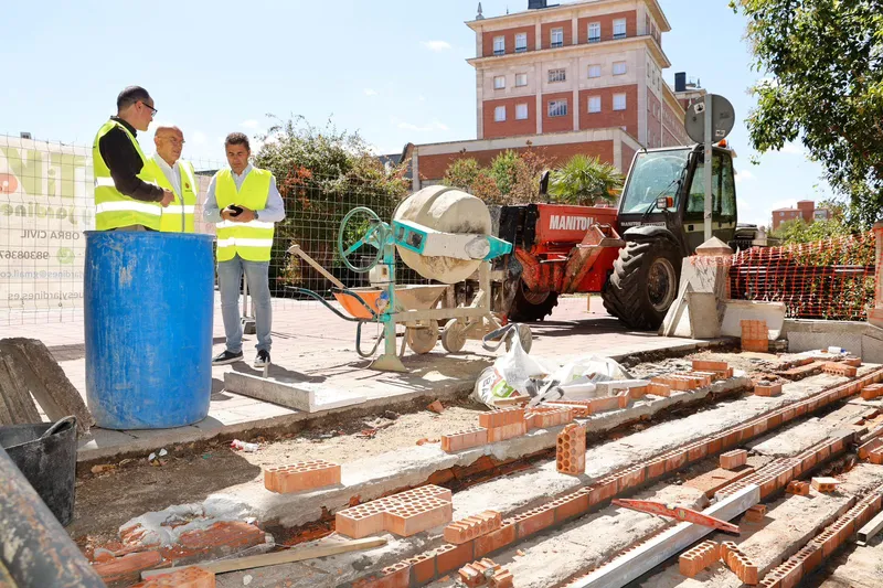 Valladolid restaura la escalera imperial del Parque Ribera de Castilla con una inversión de 179.402 euros