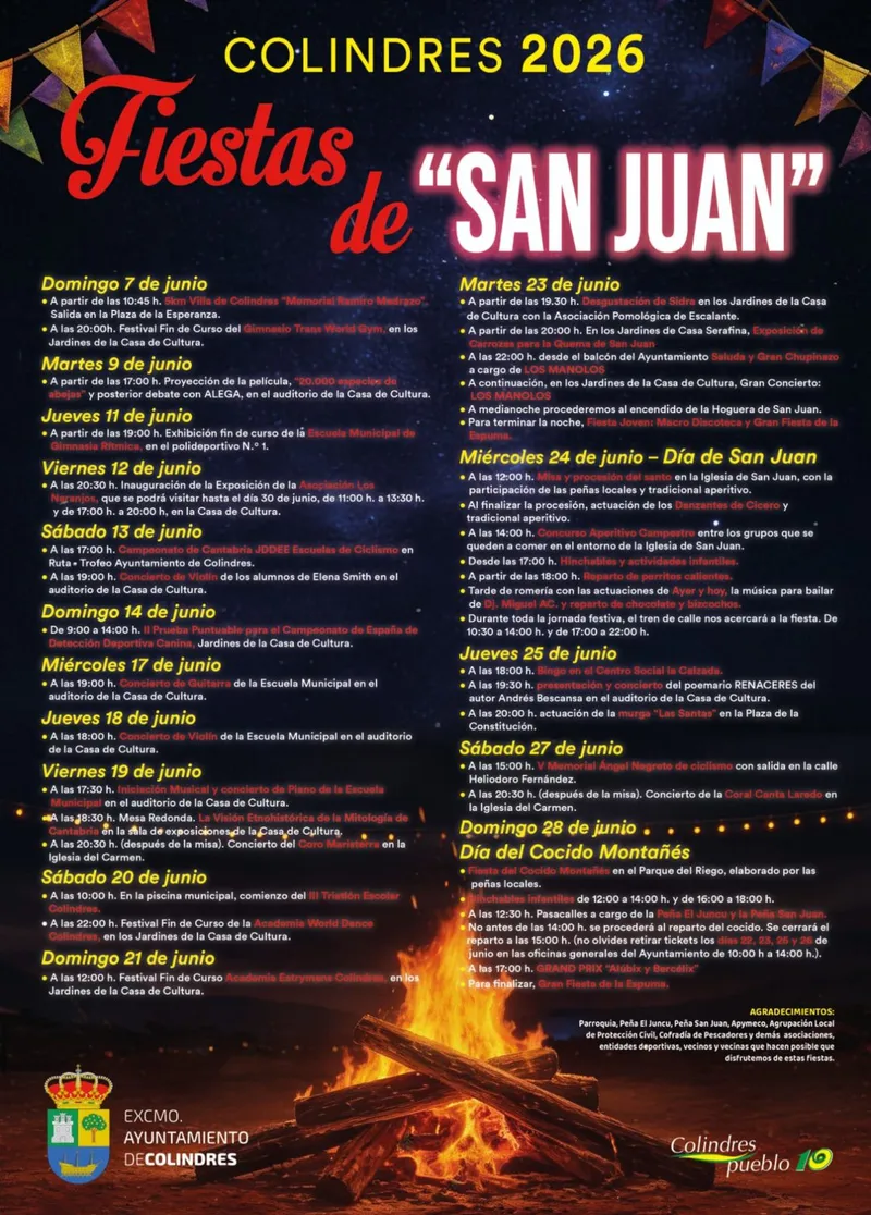 Colindres celebra San Juan con Los Manolos y el Día del Cocido