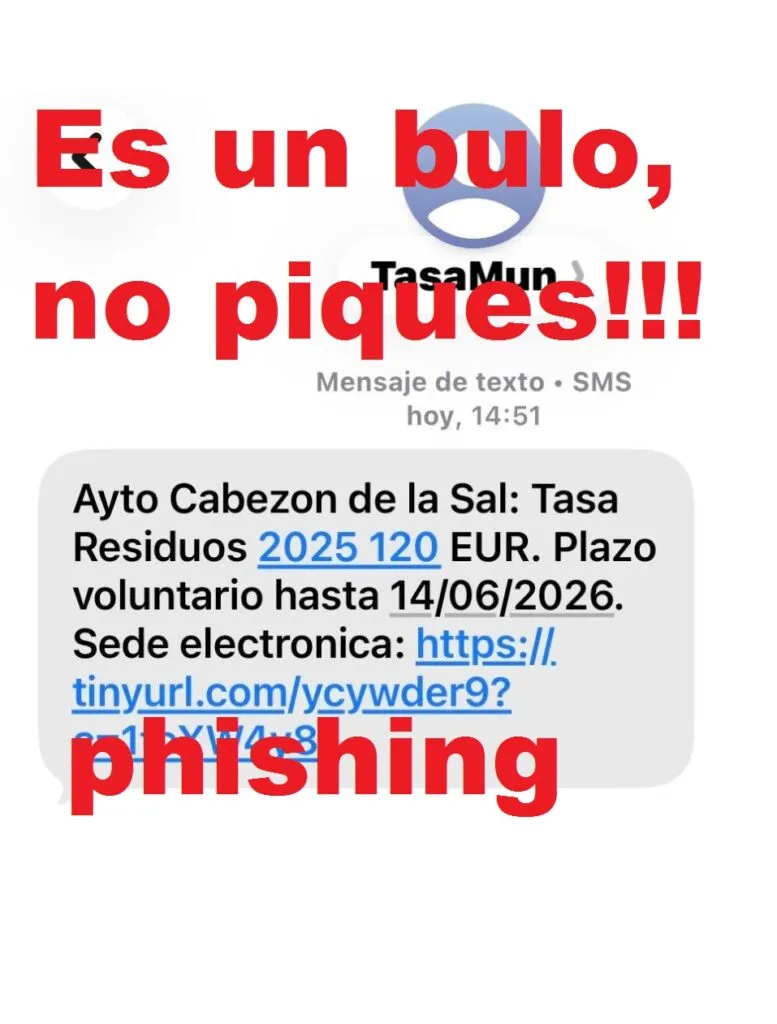 Alerta en Cabezón de la Sal: el Ayuntamiento desmiente mensajes fraudulentos