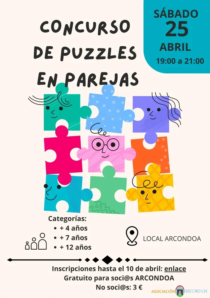 Obanos celebra su primer concurso de puzzles con gran participación