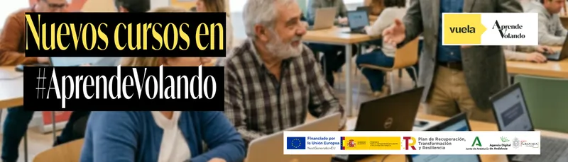 Granada impulsa la formación digital gratuita con el programa 'Aprende Volando'