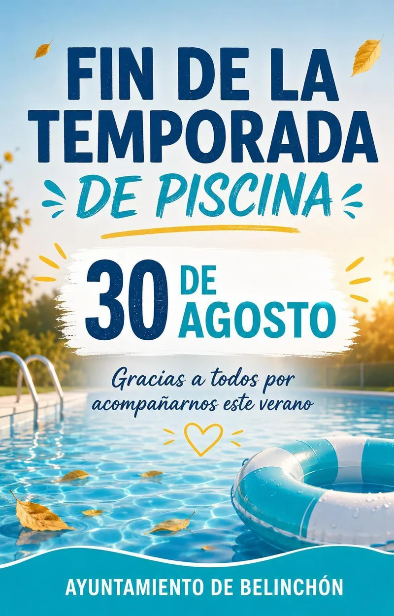 Belinchón cierra la temporada de piscinas municipales 2026