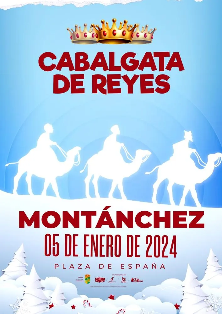 Los Reyes Magos visitarán la residencia y la Plaza de España de Montánchez el 5 de enero
