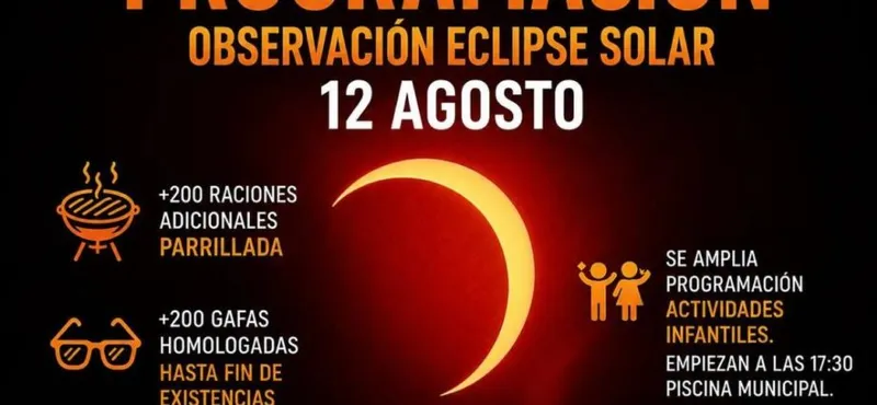 Valdeolmos-Alalpardo amplía la programación para la observación del eclipse solar