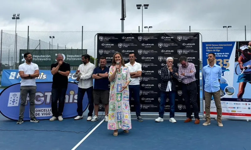 La Diputación de Pontevedra destaca el valor del Torneo Internacional de Tenis Femenino de Vigo