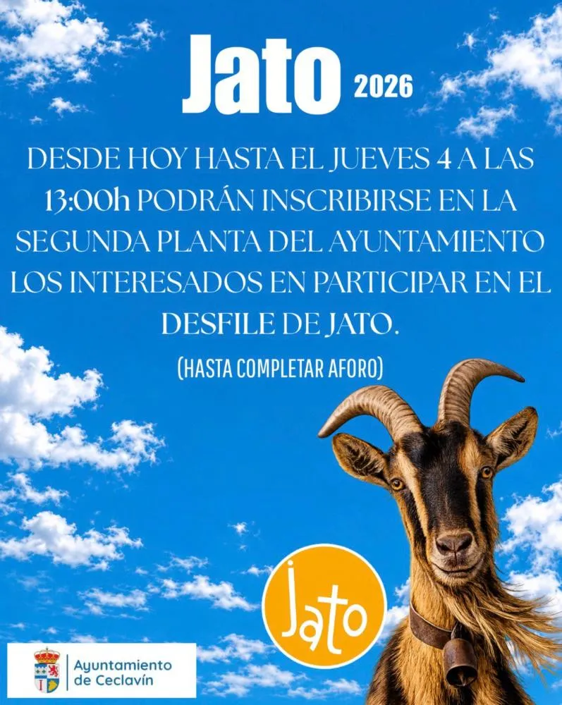 Ceclavín anuncia el Desfile JATO 2026